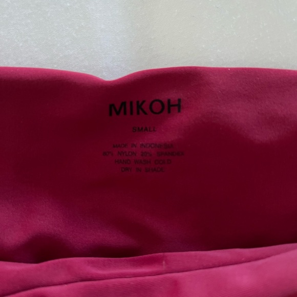 mikoh valencia bottom in burgundy size small with tags - Picture 2 of 6